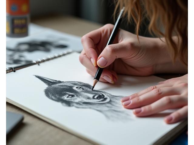 Pet Portrait Process